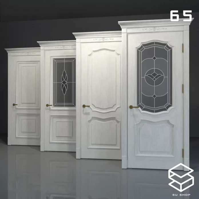 MODERN DOOR - SKETCHUP 3D MODEL - VRAY OR ENSCAPE - ID06989