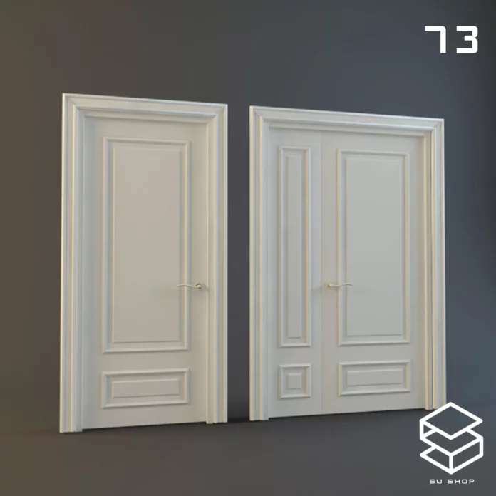 MODERN DOOR - SKETCHUP 3D MODEL - VRAY OR ENSCAPE - ID06998