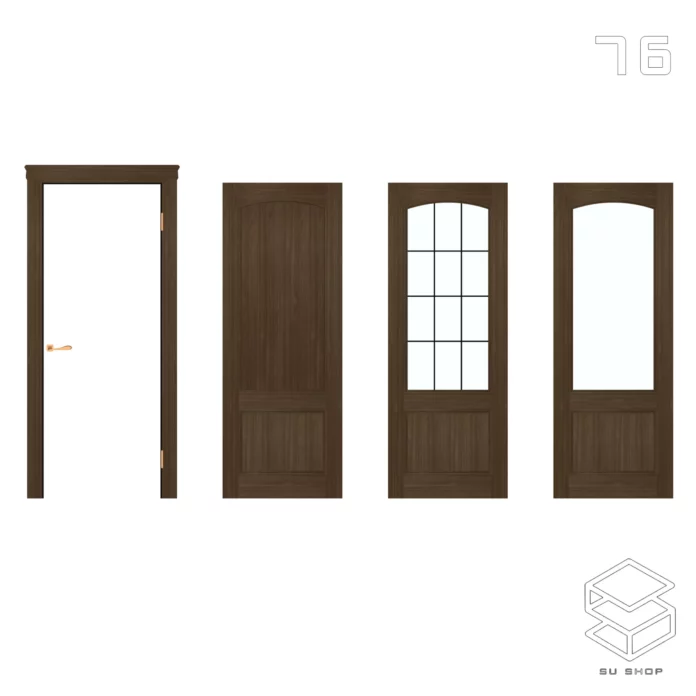 MODERN DOOR - SKETCHUP 3D MODEL - VRAY OR ENSCAPE - ID07001