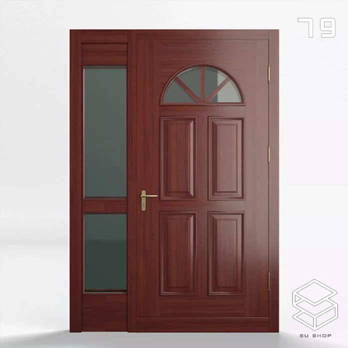 MODERN DOOR - SKETCHUP 3D MODEL - VRAY OR ENSCAPE - ID07004