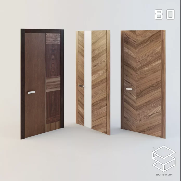 MODERN DOOR - SKETCHUP 3D MODEL - VRAY OR ENSCAPE - ID07006