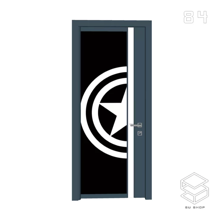MODERN DOOR - SKETCHUP 3D MODEL - VRAY OR ENSCAPE - ID07010