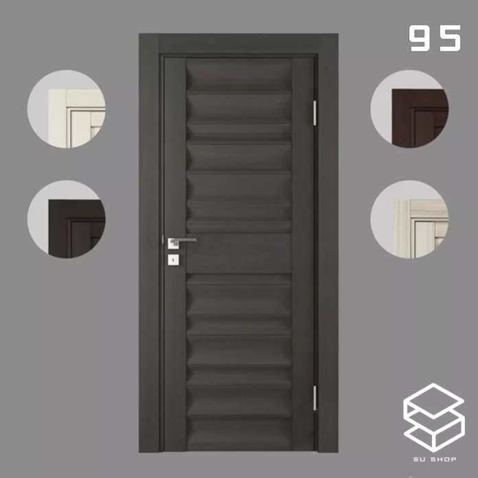 MODERN DOOR - SKETCHUP 3D MODEL - VRAY OR ENSCAPE - ID07022