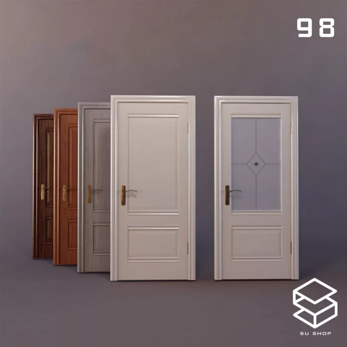 MODERN DOOR - SKETCHUP 3D MODEL - VRAY OR ENSCAPE - ID07025