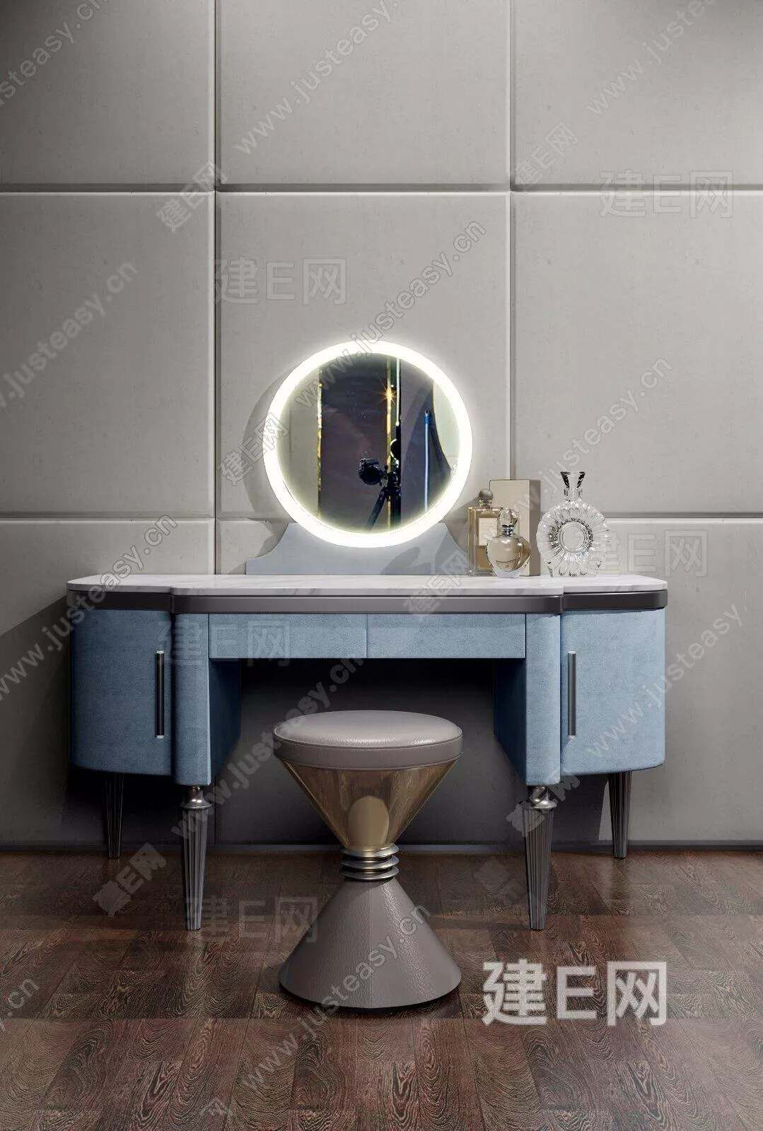 MODERN DRESSING TABLE - SKETCHUP 3D MODEL - ENSCAPE - 111431153