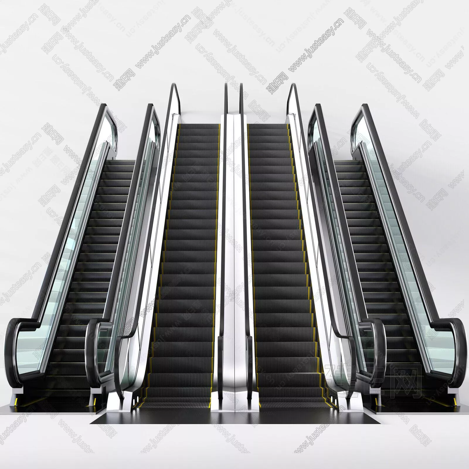 MODERN ELEVATOR - STAIRS - SKETCHUP 3D MODEL - ENSCAPE - 111693075