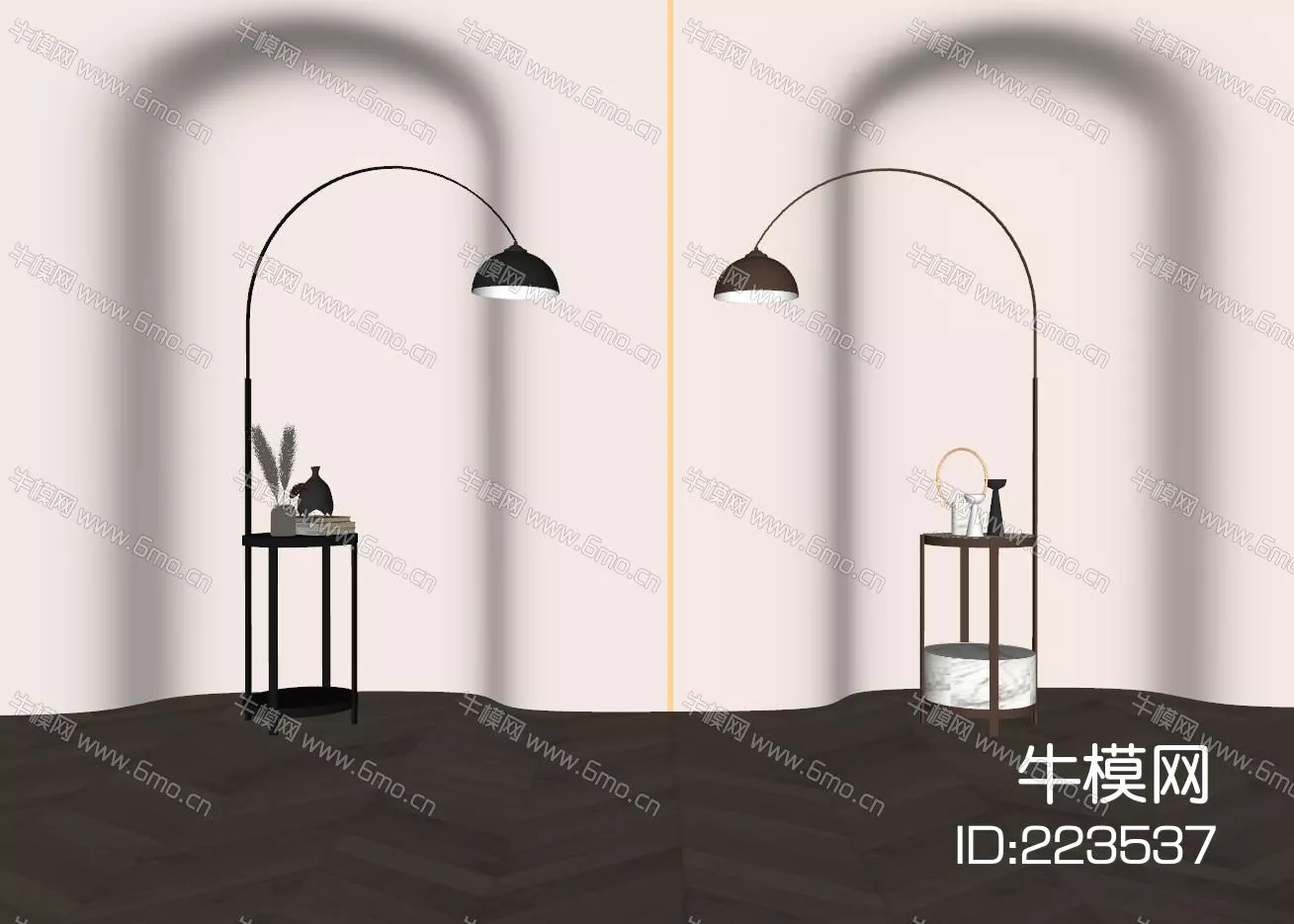 MODERN FLOOR LAMP - SKETCHUP 3D MODEL - ENSCAPE - 223537