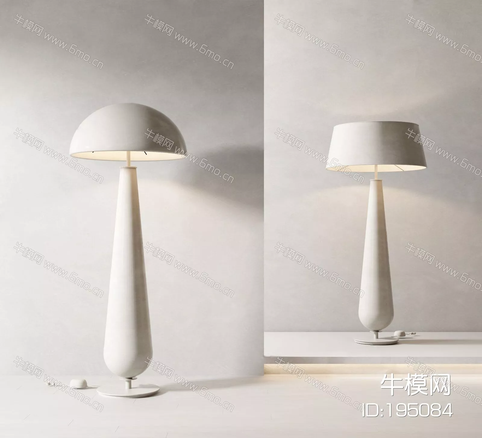 MODERN FLOOR LAMP - SKETCHUP 3D MODEL - VRAY - 195084