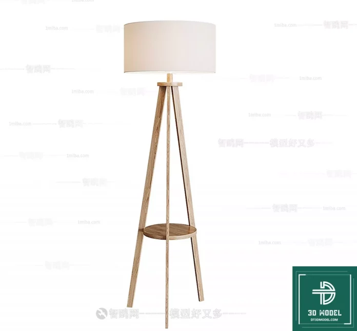 MODERN FLOOR LAMP - SKETCHUP 3D MODEL - VRAY OR ENSCAPE - ID07273