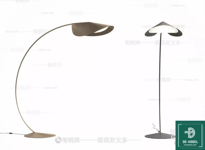 MODERN FLOOR LAMP - SKETCHUP 3D MODEL - VRAY OR ENSCAPE - ID07279