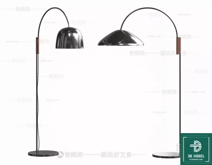 MODERN FLOOR LAMP - SKETCHUP 3D MODEL - VRAY OR ENSCAPE - ID07296