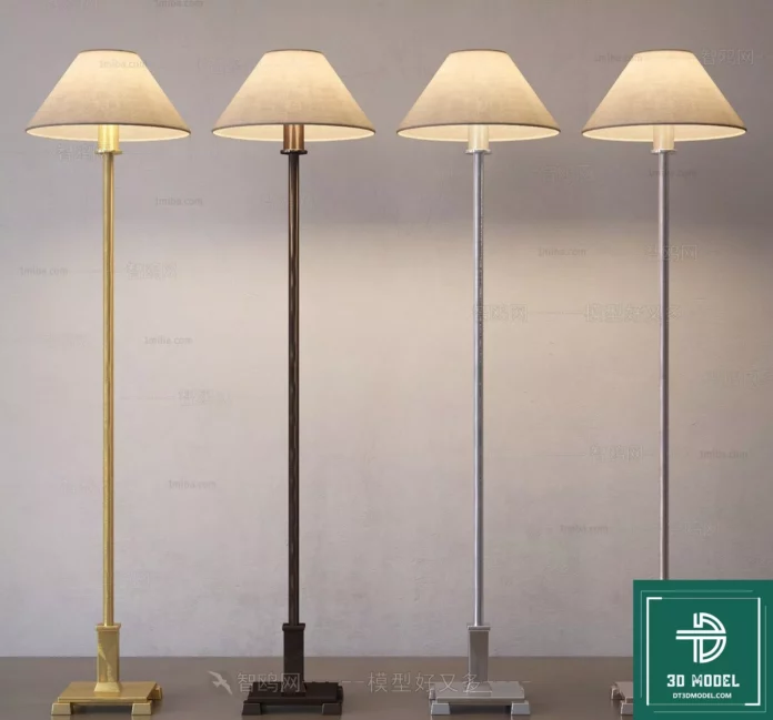 MODERN FLOOR LAMP - SKETCHUP 3D MODEL - VRAY OR ENSCAPE - ID07304