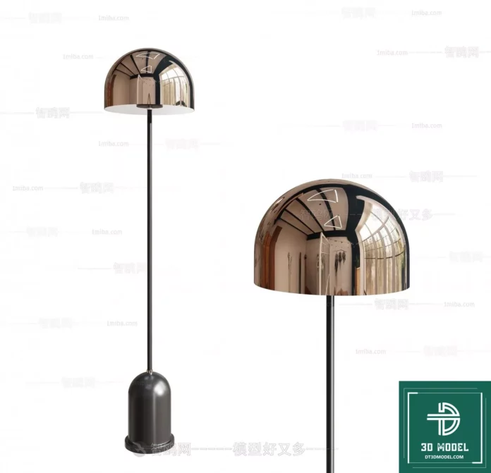 MODERN FLOOR LAMP - SKETCHUP 3D MODEL - VRAY OR ENSCAPE - ID07308