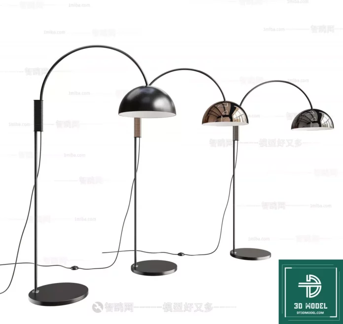 MODERN FLOOR LAMP - SKETCHUP 3D MODEL - VRAY OR ENSCAPE - ID07329