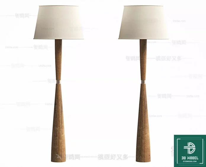 MODERN FLOOR LAMP - SKETCHUP 3D MODEL - VRAY OR ENSCAPE - ID07353