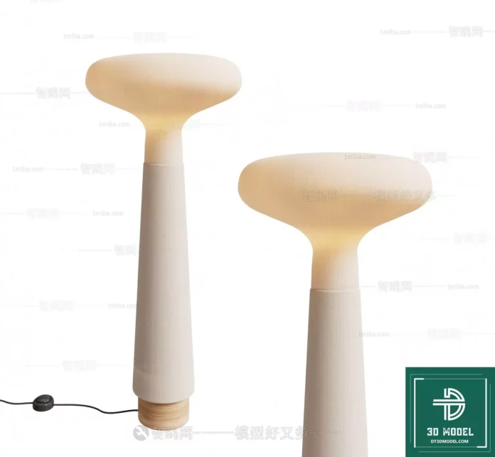 MODERN FLOOR LAMP - SKETCHUP 3D MODEL - VRAY OR ENSCAPE - ID07367