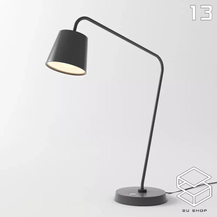 MODERN FLOOR LAMP - SKETCHUP 3D MODEL - VRAY OR ENSCAPE - ID07381