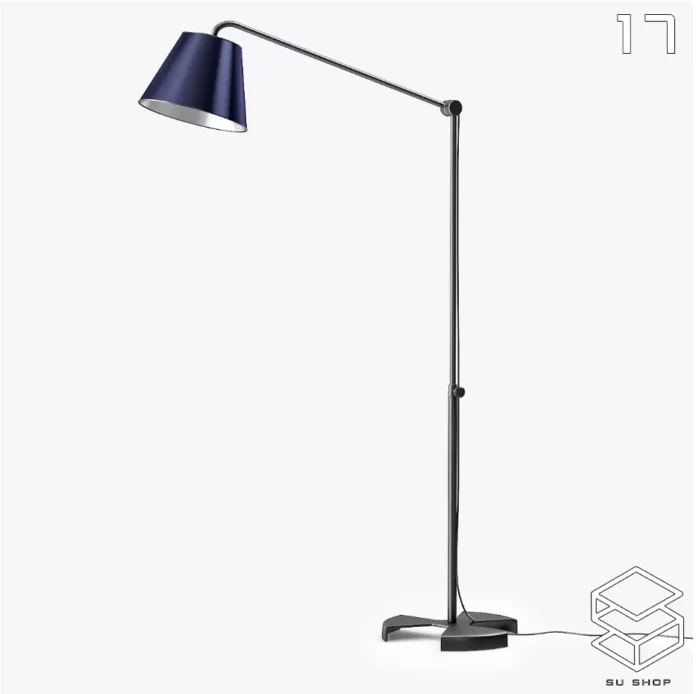 MODERN FLOOR LAMP - SKETCHUP 3D MODEL - VRAY OR ENSCAPE - ID07385