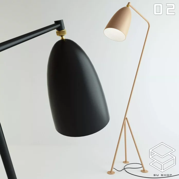 MODERN FLOOR LAMP - SKETCHUP 3D MODEL - VRAY OR ENSCAPE - ID07388