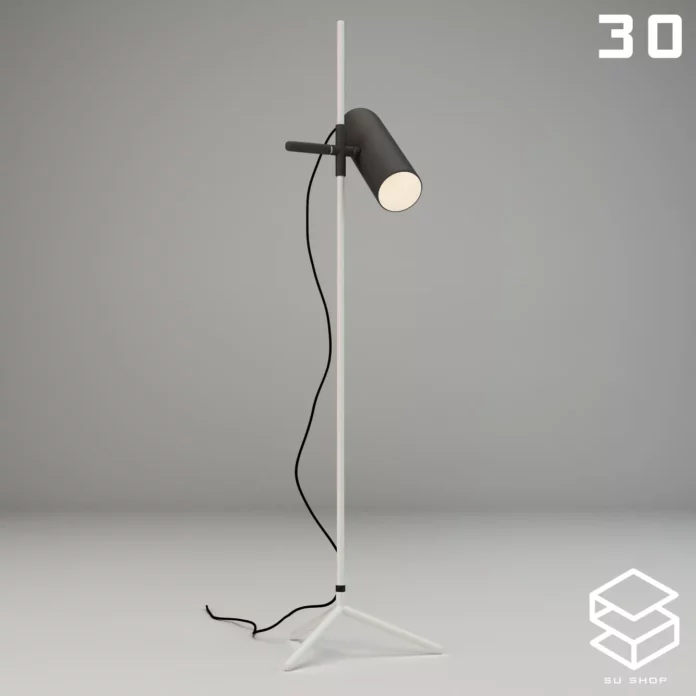 MODERN FLOOR LAMP - SKETCHUP 3D MODEL - VRAY OR ENSCAPE - ID07400