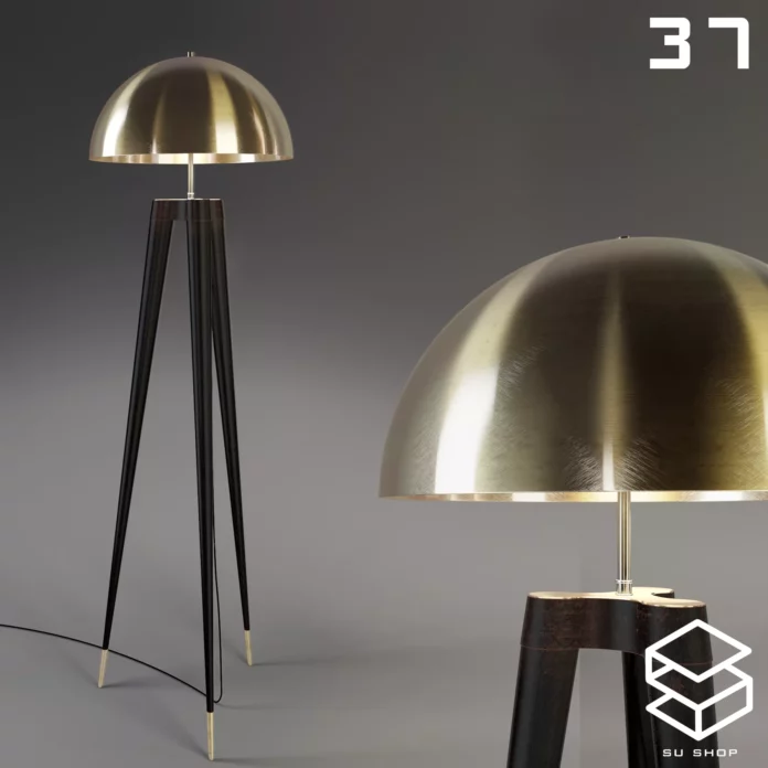 MODERN FLOOR LAMP - SKETCHUP 3D MODEL - VRAY OR ENSCAPE - ID07407