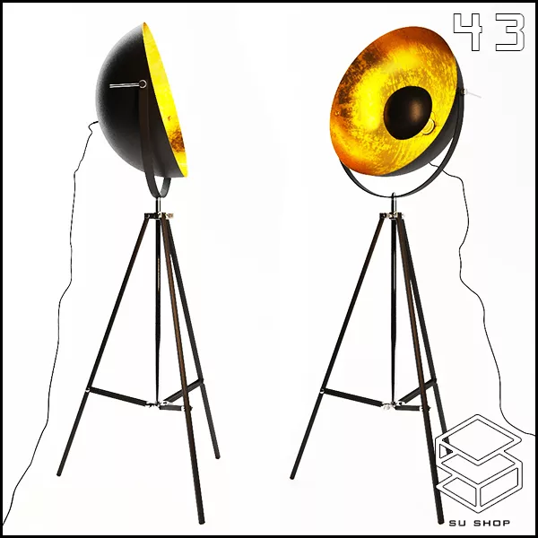 MODERN FLOOR LAMP - SKETCHUP 3D MODEL - VRAY OR ENSCAPE - ID07414