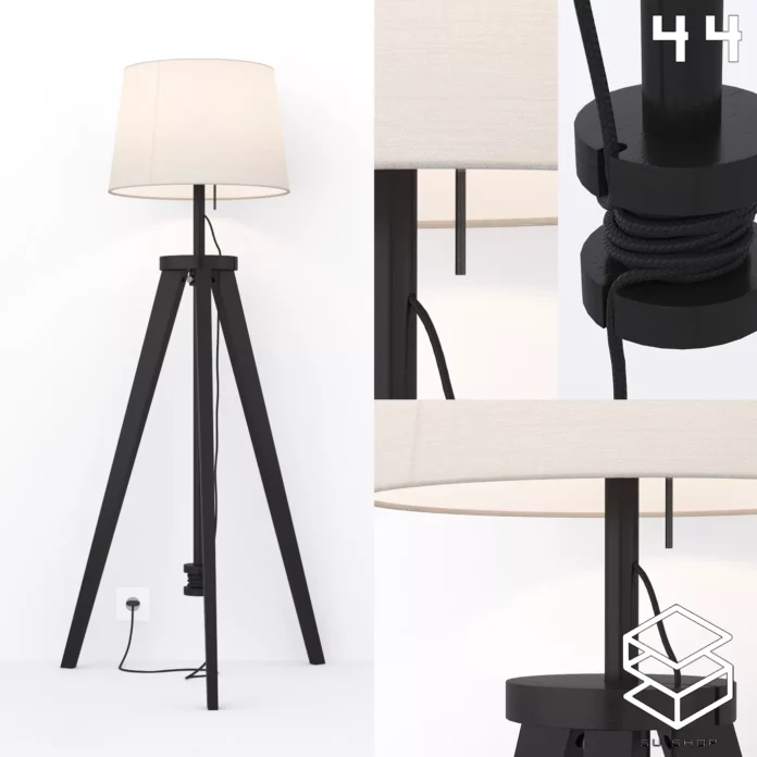 MODERN FLOOR LAMP - SKETCHUP 3D MODEL - VRAY OR ENSCAPE - ID07415