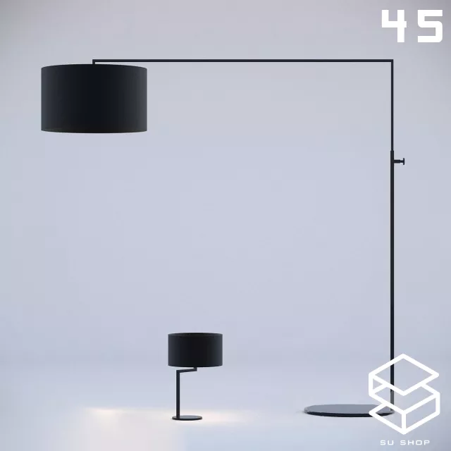 MODERN FLOOR LAMP - SKETCHUP 3D MODEL - VRAY OR ENSCAPE - ID07416