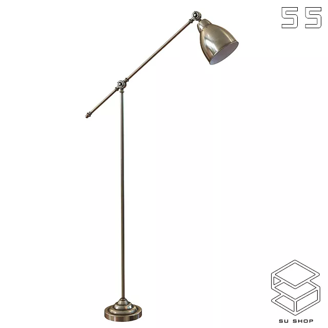 MODERN FLOOR LAMP - SKETCHUP 3D MODEL - VRAY OR ENSCAPE - ID07427