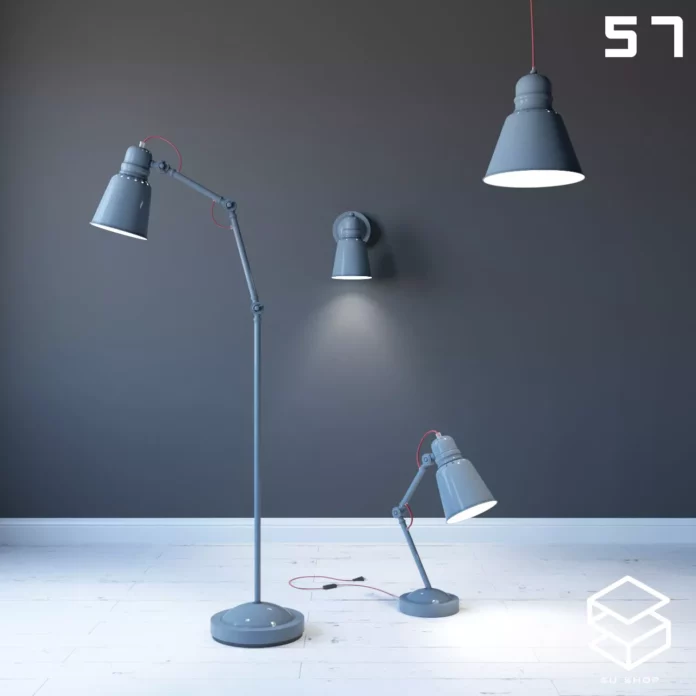 MODERN FLOOR LAMP - SKETCHUP 3D MODEL - VRAY OR ENSCAPE - ID07429