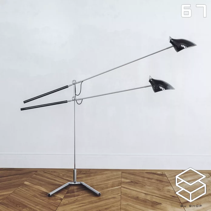 MODERN FLOOR LAMP - SKETCHUP 3D MODEL - VRAY OR ENSCAPE - ID07440