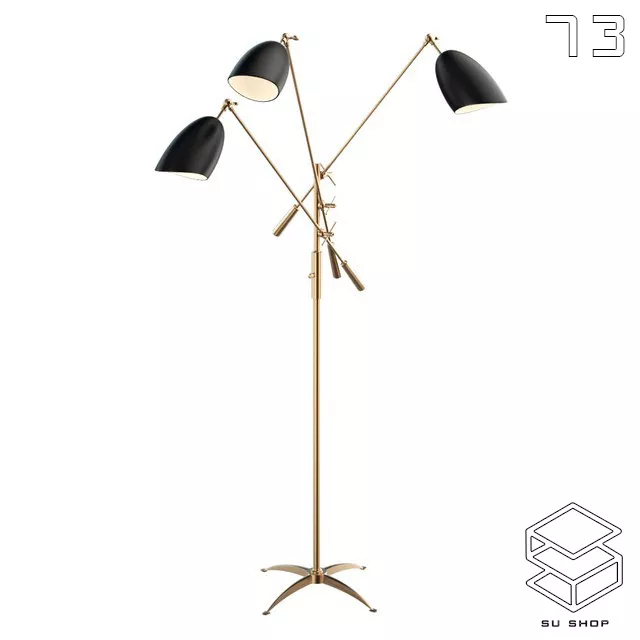 MODERN FLOOR LAMP - SKETCHUP 3D MODEL - VRAY OR ENSCAPE - ID07447