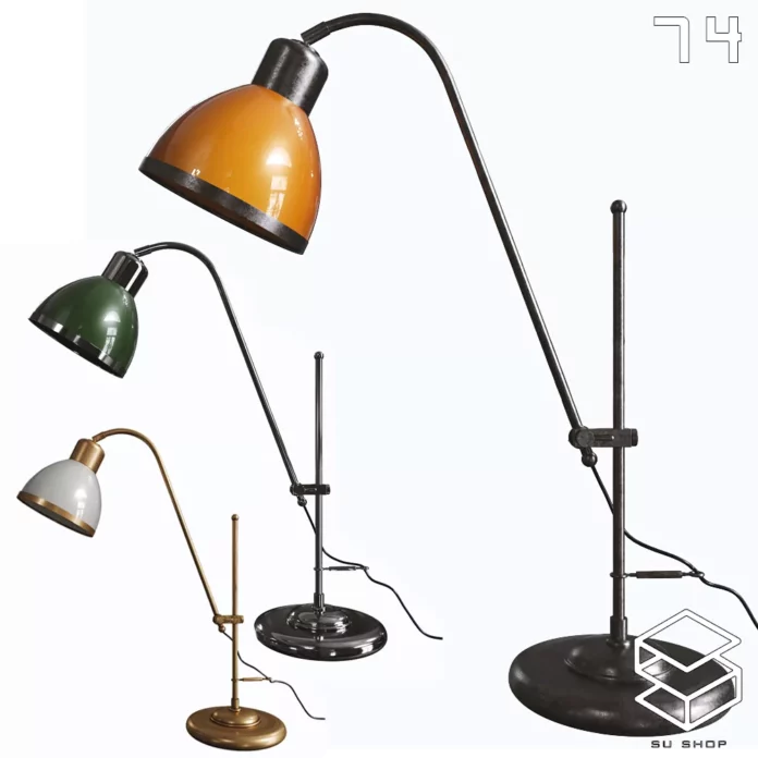 MODERN FLOOR LAMP - SKETCHUP 3D MODEL - VRAY OR ENSCAPE - ID07448