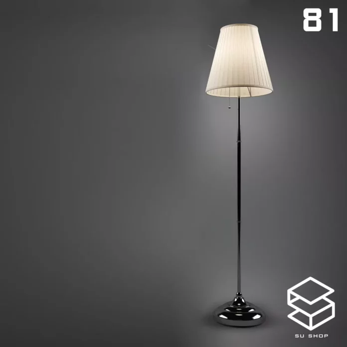 MODERN FLOOR LAMP - SKETCHUP 3D MODEL - VRAY OR ENSCAPE - ID07456