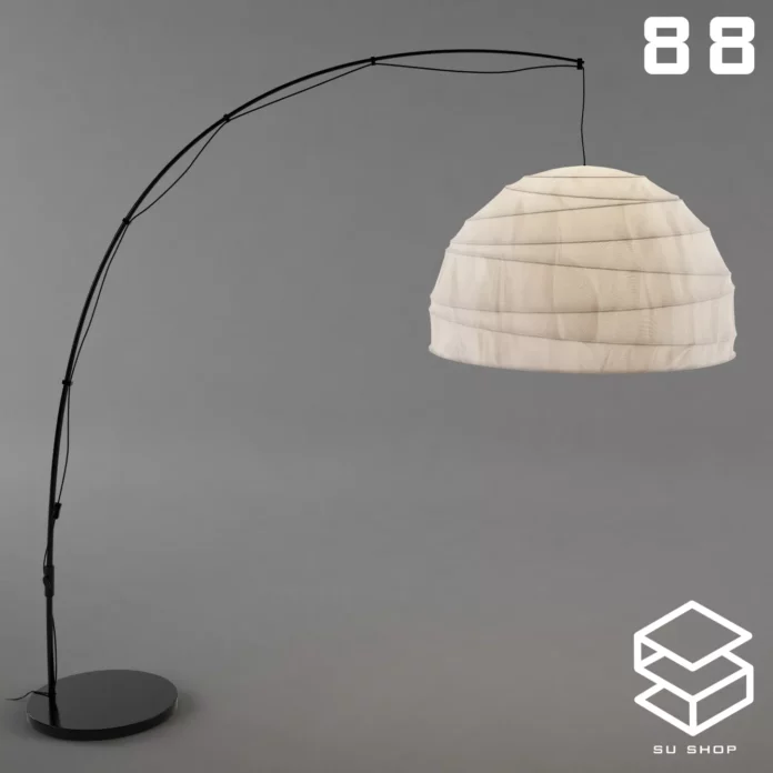 MODERN FLOOR LAMP - SKETCHUP 3D MODEL - VRAY OR ENSCAPE - ID07463