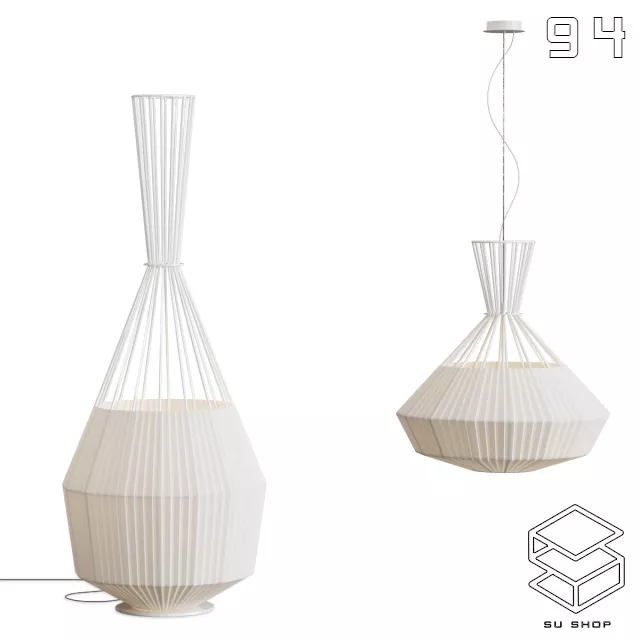 MODERN FLOOR LAMP - SKETCHUP 3D MODEL - VRAY OR ENSCAPE - ID07470