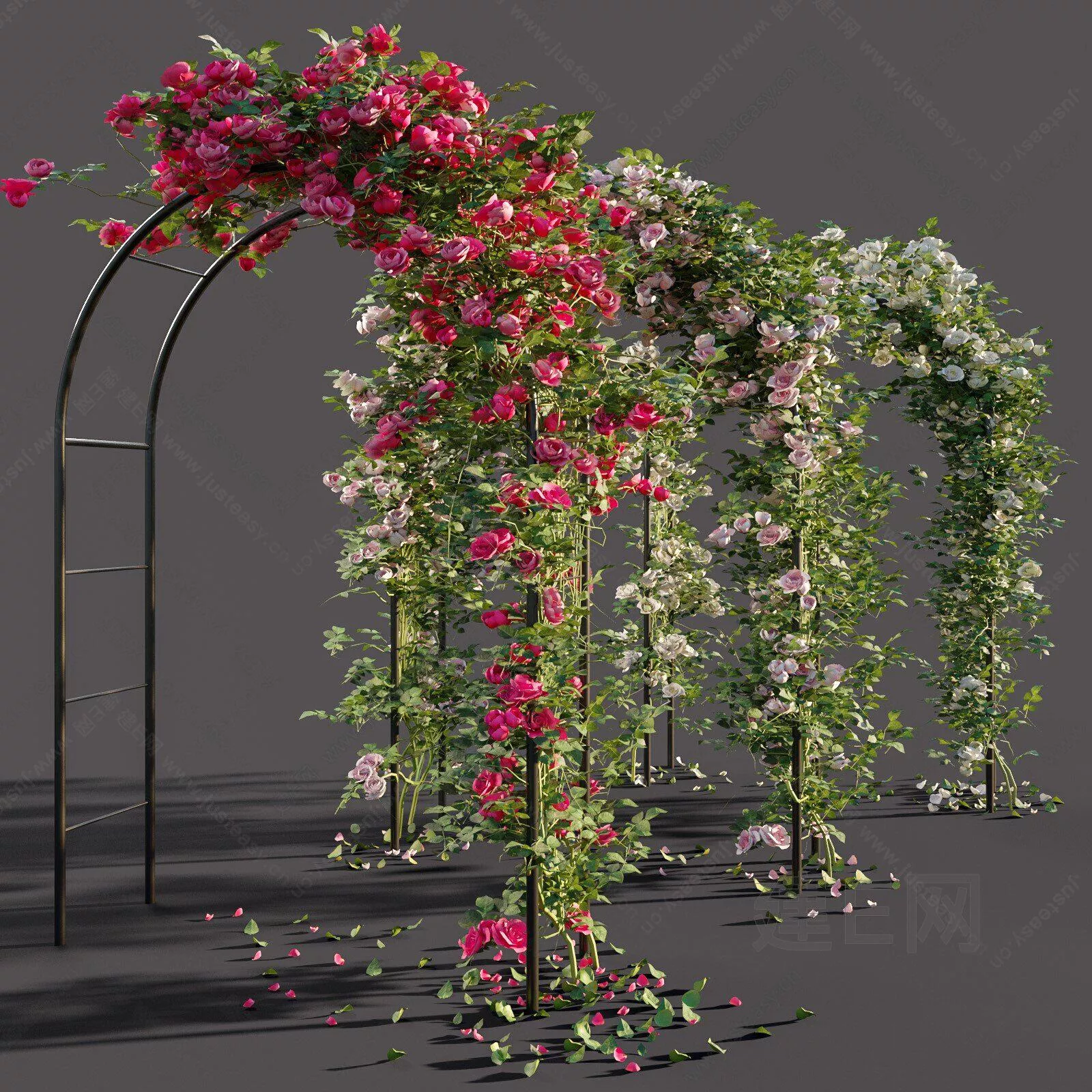 MODERN FLORAL FLOWERS - SKETCHUP 3D MODEL - ENSCAPE - 111037937