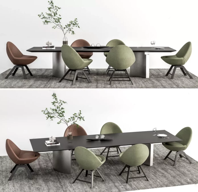 MODERN FURNITURE - SKETCHUP 3D MODEL - VRAY OR ENSCAPE - ID07522