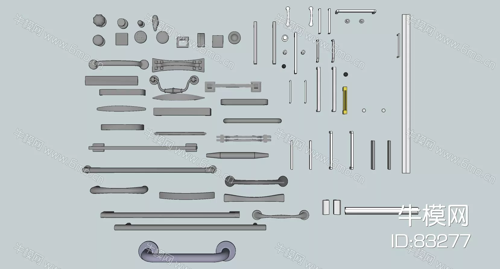 MODERN HARDWARE - SKETCHUP 3D MODEL - ENSCAPE - 83277