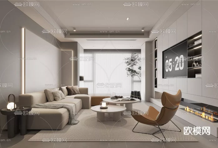 MODERN HOTEL INTERIOR - SKETCHUP 3D SCENE - ENSCAPE - ID08431