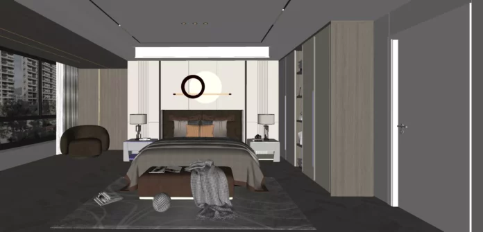 MODERN INTERIOR COLLECTION - SKETCHUP 3D SCENE - VRAY OR ENSCAPE - ID08468