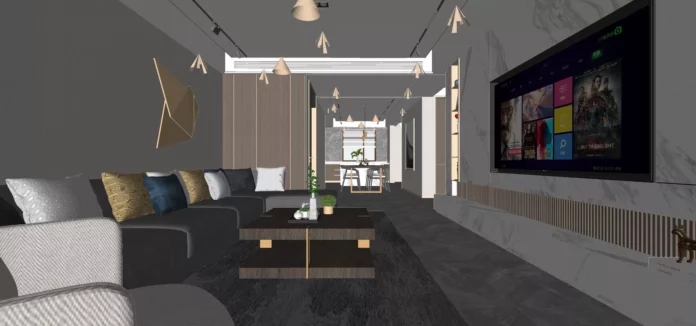 MODERN INTERIOR COLLECTION - SKETCHUP 3D SCENE - VRAY OR ENSCAPE - ID08474