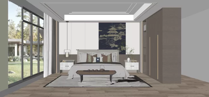 MODERN INTERIOR COLLECTION - SKETCHUP 3D SCENE - VRAY OR ENSCAPE - ID08487