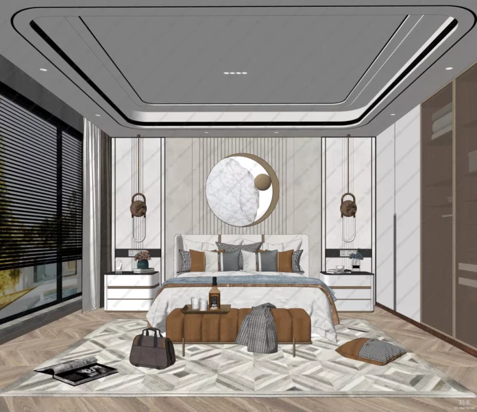 MODERN INTERIOR COLLECTION - SKETCHUP 3D SCENE - VRAY OR ENSCAPE - ID08513