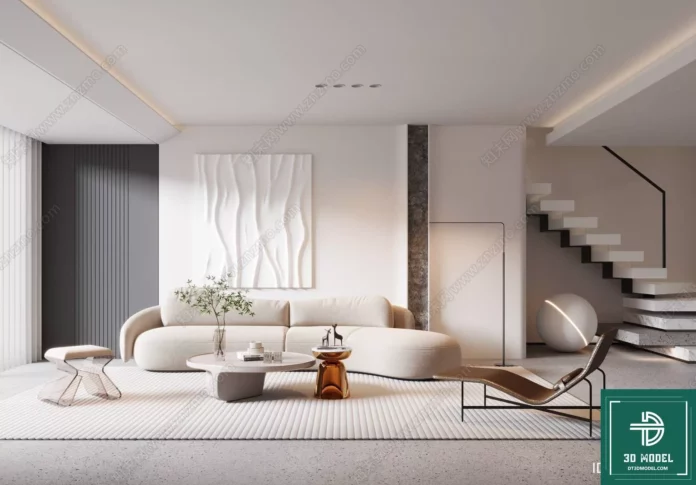 MODERN INTERIOR COLLECTION - SKETCHUP 3D SCENE - VRAY OR ENSCAPE - ID08672