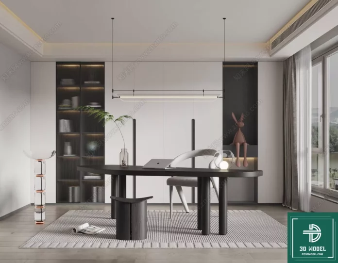 MODERN INTERIOR COLLECTION - SKETCHUP 3D SCENE - VRAY OR ENSCAPE - ID08733