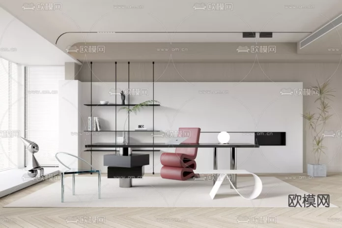 MODERN INTERIOR COLLECTION - SKETCHUP 3D SCENE - VRAY OR ENSCAPE - ID08898