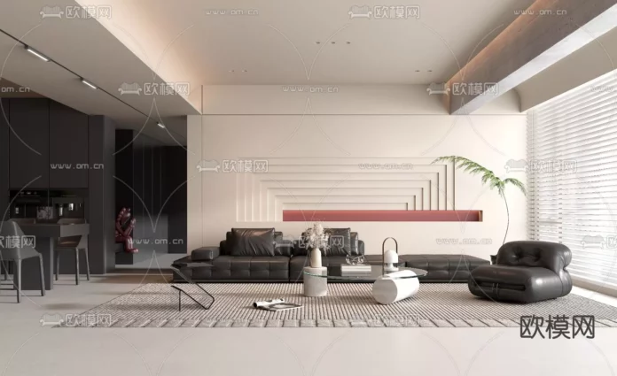 MODERN INTERIOR COLLECTION - SKETCHUP 3D SCENE - VRAY OR ENSCAPE - ID08906