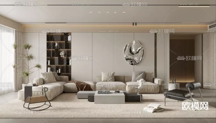 MODERN INTERIOR COLLECTION - SKETCHUP 3D SCENE - VRAY OR ENSCAPE - ID09046