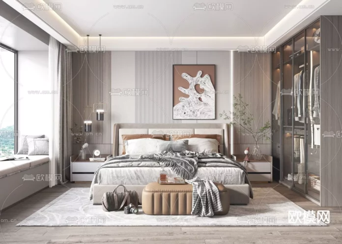 MODERN INTERIOR COLLECTION - SKETCHUP 3D SCENE - VRAY OR ENSCAPE - ID09097
